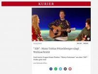 Bild zum Artikel: 'ZiB'-Mann Tobias Pötzelsberger singt Weihnachtshit