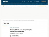 Bild zum Artikel: „Eine Impfpflicht wird die Spaltung der Gesellschaft überwinden“