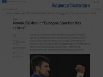 Bild zum Artikel: Novak Djokovic 'Europas Sportler des Jahres'