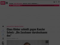 Bild zum Artikel: Claus Kleber schießt gegen Kanzler Scholz: „Einer, der Fragen kaum zur Kenntnis nimmt“