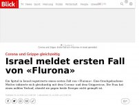 Bild zum Artikel: Corona und Grippe gleichzeitig: Israel meldet ersten Fall von «Flurona»