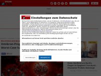 Bild zum Artikel: Wie schlimm wird der Januar? - Omikron-Prognose von Statistikerin: 'Im Worst-Case haben wir 435.000 Fälle pro Tag'