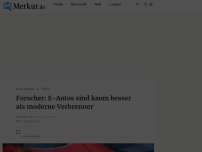 Bild zum Artikel: Forscher: E-Autos sind kaum besser als moderne Verbrenner