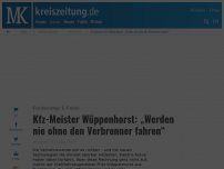 Bild zum Artikel: Kfz-Meister Wüppenhorst: „Werden nie ohne den Verbrenner fahren“