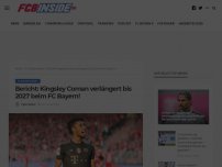 Bild zum Artikel: Bericht: Kingsley Coman verlängert bis 2027 beim FC Bayern!