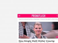 Bild zum Artikel: Neu-Single Melli Müller traurig: 'Keiner will mich vögeln!'