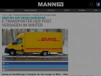 Bild zum Artikel: Umstieg auf Dieselfahrzeuge – E-Transporter der Post versagen im Winter