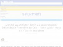 Bild zum Artikel: Denzel Washington kehrt zu superbrutaler Selbstjustiz-Filmreihe zurück – 'John Wick' muss sich warm anziehen