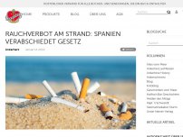Bild zum Artikel: Rauchverbot am Strand: Spanien verabschiedet Gesetz