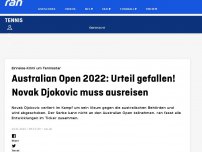 Bild zum Artikel: Djokovic geht gegen erneuten Visumentzug vor
