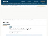 Bild zum Artikel: Wie weit darf Lauterbach noch gehen?