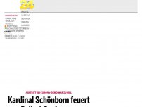 Bild zum Artikel: Kardinal Schönborn feuert Polizei-Seelsorger