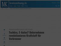 Bild zum Artikel: Tschüss, E-Autos? Unternehmen revolutionieren Kraftstoff für Verbrenner