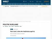 Bild zum Artikel: Das Land, in dem der Impfstatus egal ist