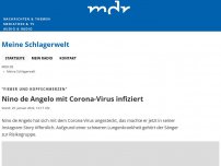 Bild zum Artikel: Nino de Angelo mit Corona-Virus infiziert