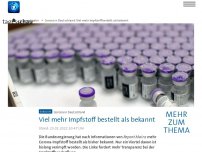 Bild zum Artikel: Deutschland hat viel mehr Impfstoff bestellt als bekannt