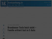 Bild zum Artikel: Brandneuer Tesla heizt nicht – Familie erfriert fast in E-Auto