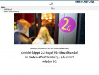 Bild zum Artikel: Gericht kippt 2G-Regel für Einzelhandel in Baden-Württemberg