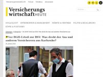 Bild zum Artikel: Vor BGH-Urteil zur BSV: Was droht der Axa und anderen Versicherern aus Karlsruhe?