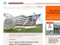 Bild zum Artikel: Am 7. Februar: Mega-Studenten-Demo gegen “2G”-Zwangsregime an Wirtschaftsuni Wien geplant