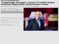 Bild zum Artikel: 'Fragwürdige Aussagen': Servus TV verliert wegen Intendant Wegscheider Werbekunde Cinque