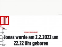 Bild zum Artikel: Schnapszahl-Baby - Jonas wurde am 2.2.2022 um 22.22 Uhr geboren