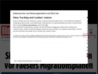 Bild zum Artikel: Internes Papier - Sicherheitsbehörden warnen vor Faesers Migrationsplänen