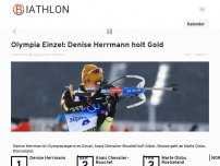 Bild zum Artikel: Olympia Einzel: Denise Herrmann holt Gold