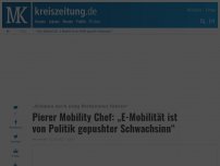 Bild zum Artikel: Pierer Mobility Chef: „E-Mobilität ist von Politik gepushter Schwachsinn“