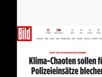 Bild zum Artikel: Hitzige Debatte in Berlin - Blockierer sollen für Polizei-Einsätze blechen