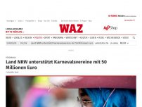 Bild zum Artikel: Förderung: Land NRW unterstützt Karnevalsvereine mit 50 Millionen Euro