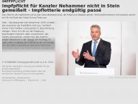 Bild zum Artikel: Impfpflicht für Kanzler Nehammer nicht in Stein gemeißelt – Impflotterie endgültig passé