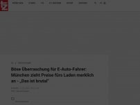 Bild zum Artikel: Böse Überraschung für E-Auto-Fahrer: München zieht Preise fürs Laden merklich an - „Das ist brutal“