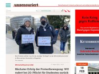 Bild zum Artikel: Nächster Erfolg der Protestbewegung: WU rudert bei 2G-Pflicht für Studenten zurück