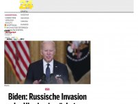 Bild zum Artikel: Biden befürchtet russische Invasion der Ukraine in nächsten Tagen