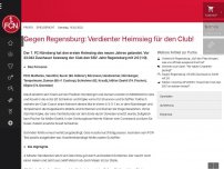 Bild zum Artikel: Gegen Regensburg: Verdienter Heimsieg für den Club!