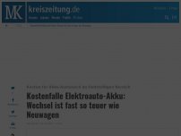 Bild zum Artikel: Kostenfalle Elektroauto-Akku: Wechsel ist fast so teuer wie Neuwagen