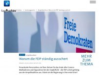 Bild zum Artikel: Ampelkoalition: Warum die FDP ständig ausschert