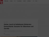 Bild zum Artikel: Günter Jauch ist beliebtester Moderator Deutschlands: Desaster für Silbereisen und Zarrella