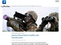 Bild zum Artikel: Deutschland liefert Waffen aus Bundeswehr-Beständen an Ukraine