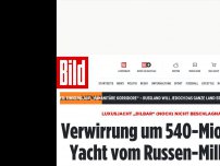 Bild zum Artikel: Sie gehört einem russischen Oligarchen - 540-Mio.-Euro-Yacht in Hamburg beschlagnahmt