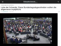 Bild zum Artikel: Liste der Schande: Diese Bundestagsabgeordneten wollen die allgemeine Impfpflicht