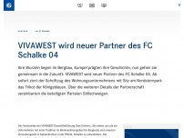 Bild zum Artikel: VIVAWEST wird neuer Partner des FC Schalke 04