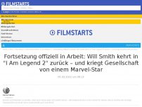 Bild zum Artikel: Fortsetzung offiziell in Arbeit: Will Smith kehrt in 'I Am Legend 2' zurück – und kriegt Gesellschaft von einem Marvel-Star