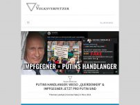 Bild zum Artikel: Putins Handlanger: Wieso „Querdenker“ & Impfgegner jetzt Pro Putin sind