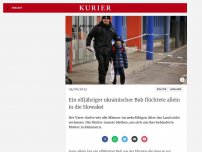 Bild zum Artikel: Elfjähriger Ukrainer kommt nur mit Sackerl allein in die Slowakei
