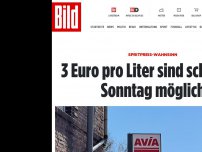 Bild zum Artikel: Spritpreis-Wahnsinn - 3 Euro pro Liter sind schon am Sonntag möglich