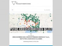 Bild zum Artikel: Kriegsverbrechen: Diese Datenbank widerlegt alle, die Putins Lügen noch glauben