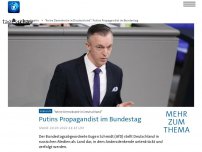 Bild zum Artikel: Putins Propagandist im Bundestag: 'Keine Demokratie in Deutschland'