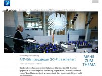 Bild zum Artikel: Verfassungsgericht: AfD-Eilantrag gegen 2G-Plus im Bundestag scheitert